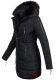 Marikoo Moonshine warme Damen Parka Winterjacke gesteppt Schwarz Gr&ouml;&szlig;e M - Gr. 38