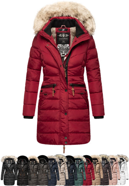 Navahoo Paula Damen Parka Winterjacke Gef&uuml;ttert