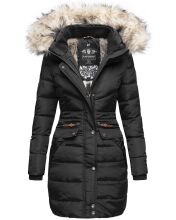 Navahoo Paula Damen Parka Winterjacke warm Gefüttert...