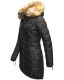 Navahoo Papaya Damen gesteppte Winterjacke mit Doppelzipper und gef&uuml;ttert Schwarz Gr&ouml;&szlig;e S - Gr. 36
