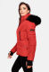 Navahoo Adele Damen Winterjacke warm gef&uuml;ttert Teddyfell