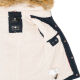 Navahoo Pearl Damen Winterjacke mit Kunstfell Navy Gr&ouml;&szlig;e M - Gr. 38