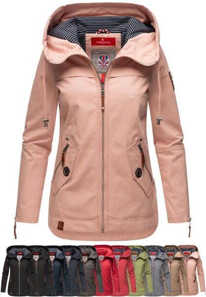 Navahoo Wekoo Damen &Uuml;bergangsjacke mit Kapuze