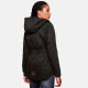 Marikoo Bikoo Damen gef&uuml;tterte Winterjacke mit Teddyfell Schwarz Gr&ouml;&szlig;e S - Gr. 36
