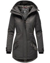 Navahoo Avrille Damen Parka Winterjacke mit Kapuze...