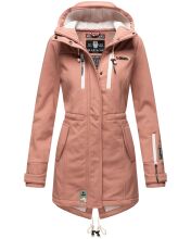 Marikoo Zimtzicke Damen lange Softshell Jacke B614...