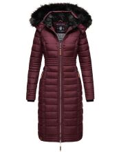 Navahoo Umay Damen lange Winterjacke mit Fellkragen...