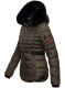 Navahoo Melikaa Damen Winterjacke mit Kunstfellkragen &amp; Kapuze