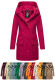 Marikoo Mayleen Damen Softshell Regenjacke mit Kapuze
