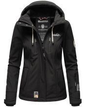 Marikoo Kleinezicke Damen Softshell Jacke Schwarz-Gr.L