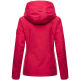Marikoo Erdbeere Damen &Uuml;bergangsjacke leicht gef&uuml;ttert mit Kapuze Fuchsia Gr&ouml;&szlig;e XS - Gr. 34
