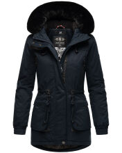 Navahoo Olessaa Damen halblange Winterjacke mit Kapuze...