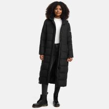 Navahoo Isalie Damen lange Winterjacke gesteppt Schwarz-Gr.M