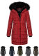 Navahoo Lotusbl&uuml;te Princess Damen lange Winter Steppjacke