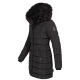 Navahoo Lotusbl&uuml;te Princess Damen lange Winter Steppjacke Schwarz-Gr.M