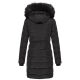 Navahoo Lotusbl&uuml;te Princess Damen lange Winter Steppjacke Schwarz-Gr.M