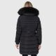 Navahoo Lotusbl&uuml;te Princess Damen lange Winter Steppjacke Schwarz-Gr.L