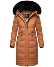 Navahoo Fahmiyaa Damen lange Winterjacke mit Kapuze...