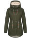Navahoo Ireliaa Damen Winterjacke Olive Gr&ouml;&szlig;e S - Gr. 36