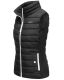 Marikoo Reimii leichte Damen Stepp Weste Schwarz Gr&ouml;&szlig;e XS - Gr. 34