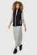 Marikoo Reimii leichte Damen Stepp Weste Schwarz Gr&ouml;&szlig;e XL - Gr. 42
