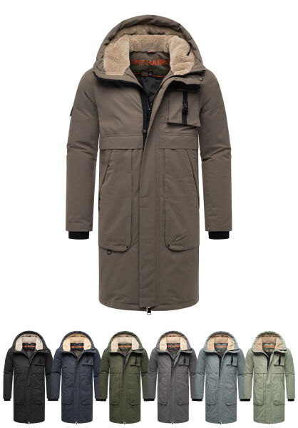 Stone Harbour Herren Winter Jacke Outdoor Parka Mantel Warm gef&uuml;ttert lang