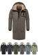 Stone Harbour Herren Winter Jacke Outdoor Parka Mantel Warm gef&uuml;ttert lang
