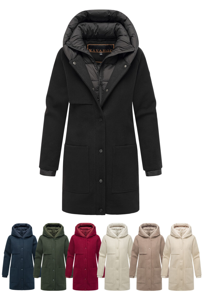Navahoo Flauschwunder Damen Wintermantel