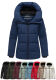 Marikoo Kuscheltatze Damen Winter Steppjacke N077