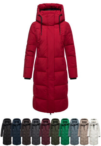 Marikoo Chumanii Damen Herbst Winter Steppmantel Parka lang