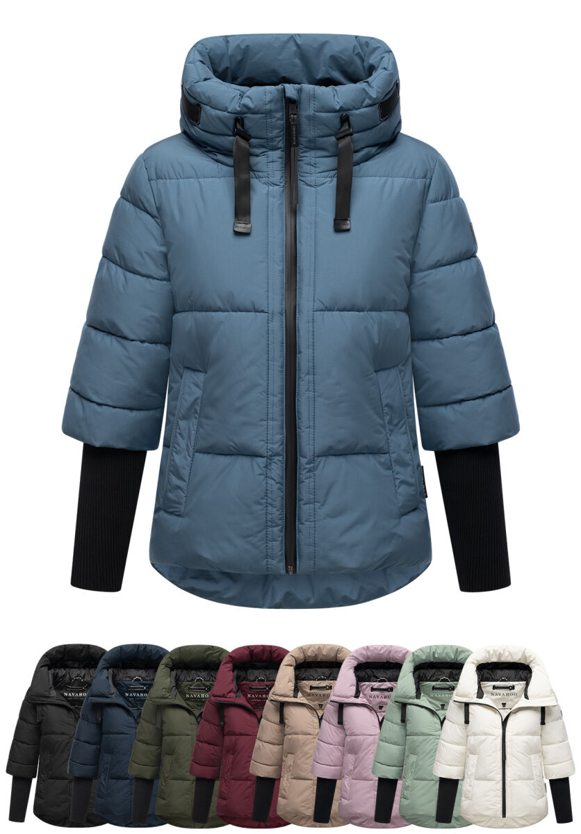 Navahoo Lotusherz Damen Herbst Winter Steppjacke